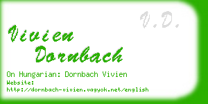 vivien dornbach business card